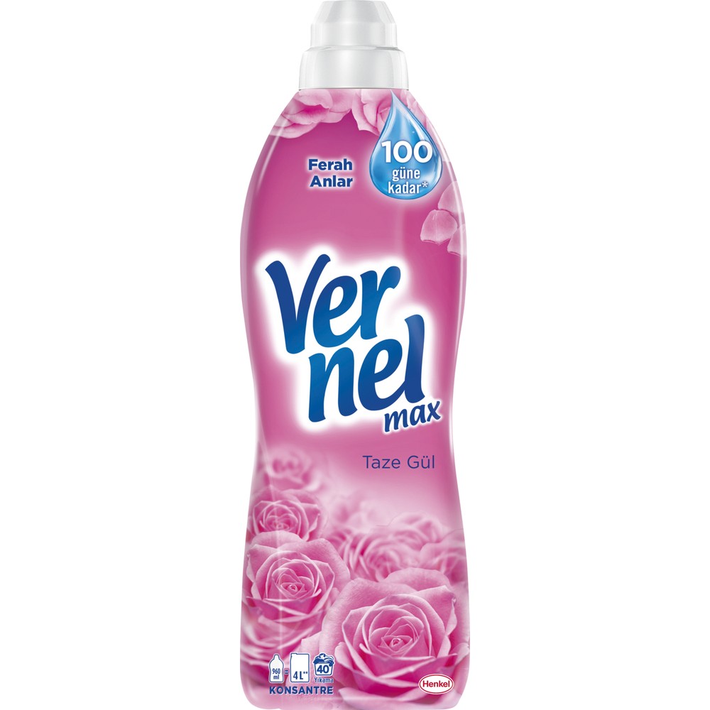 960 ml Taze Gül ile Konsantre Çamaşır Yumuşatıcısı