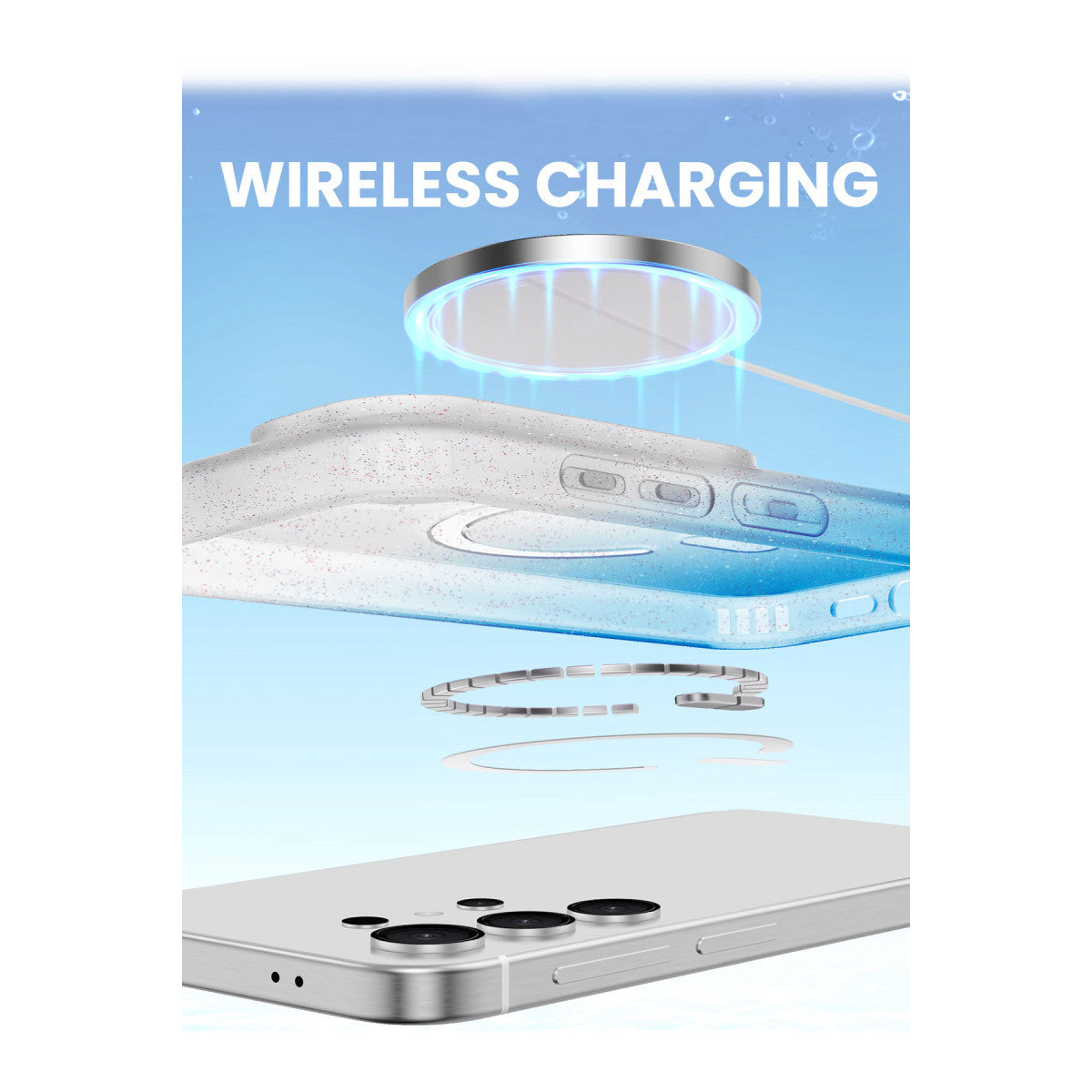 Galaxy S24 Ultra Pummel Shiny Magsafe Kapak - Siyah