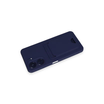 Redmi 13C Kılıf Kelvin Kartvizitli Silikon - Lacivert