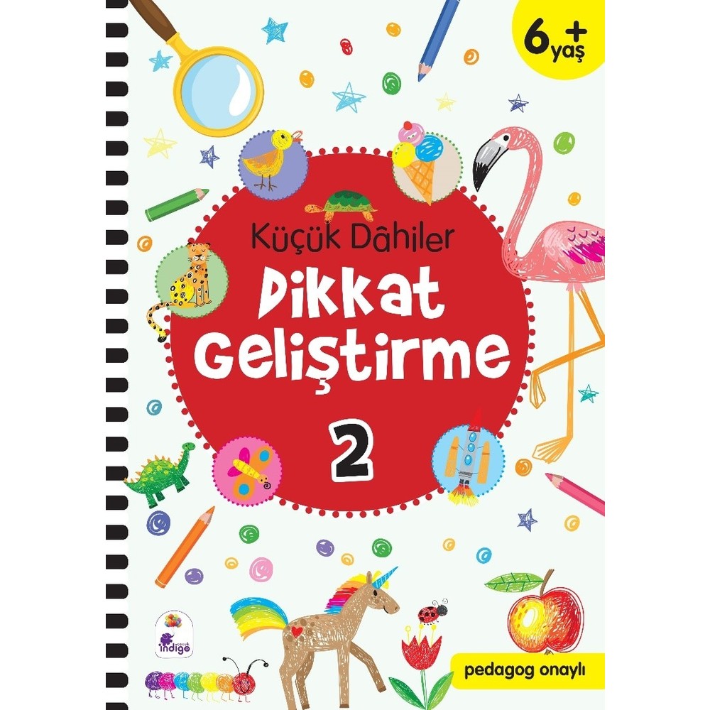Dikkat Geliştirme Kitabı - Küçük Dahiler İçin Eğitici