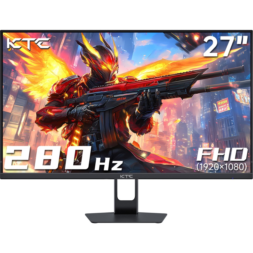 27 İnç FHD 280Hz Oyun Monitörü, 1ms Tepki Süresi ve HDMI/DP Bağlantıları