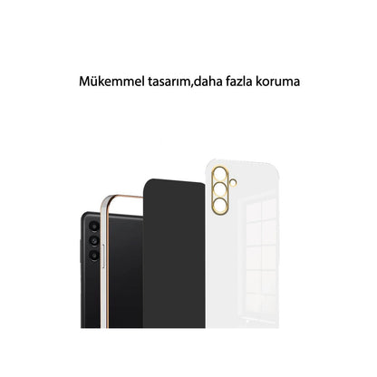 Galaxy A15 4G Kılıf Volet Silikon - Siyah