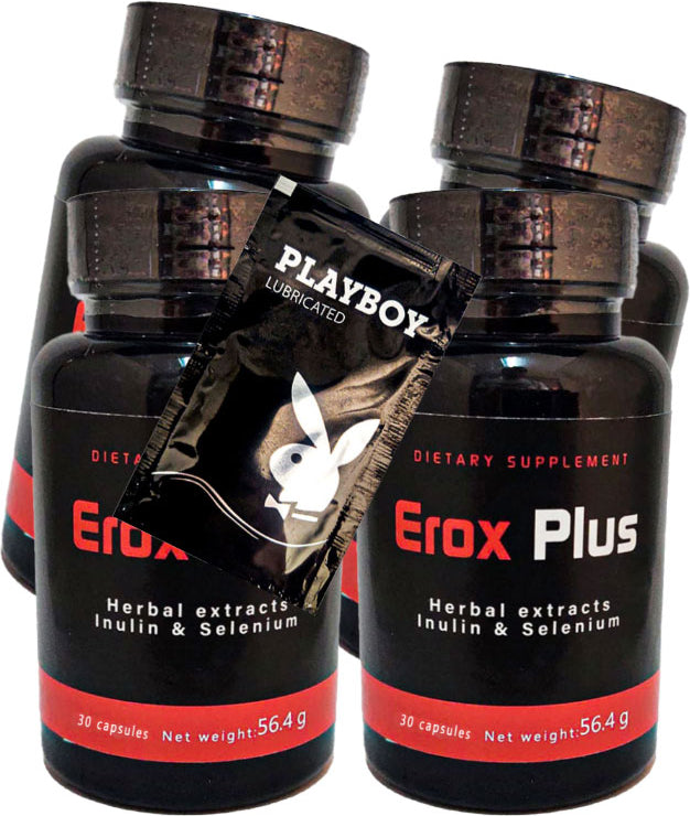 Eroxplus Erkeklere Özel 4 Ad x 30 Lu Perfor.mans Takvıye Destek BRK:030 + He.diye Playboy Kaydıran Jel