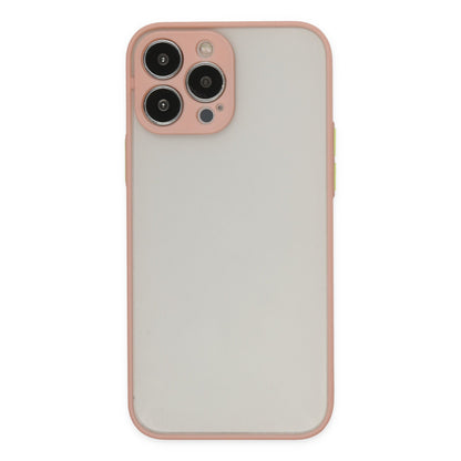 iPhone 13 Pro Max Kılıf Montreal Silikon Kapak - Pembe
