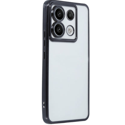 Poco X6 Kılıf Razer Lensli Silikon - Siyah