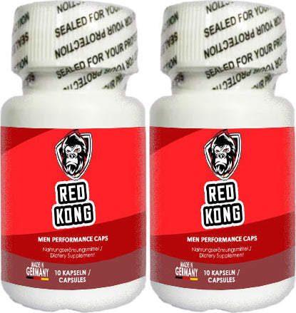 Red Kong 2 Adet: Erkeğin Performansına Çok Özel Formüllü 10 Lu Destekleme