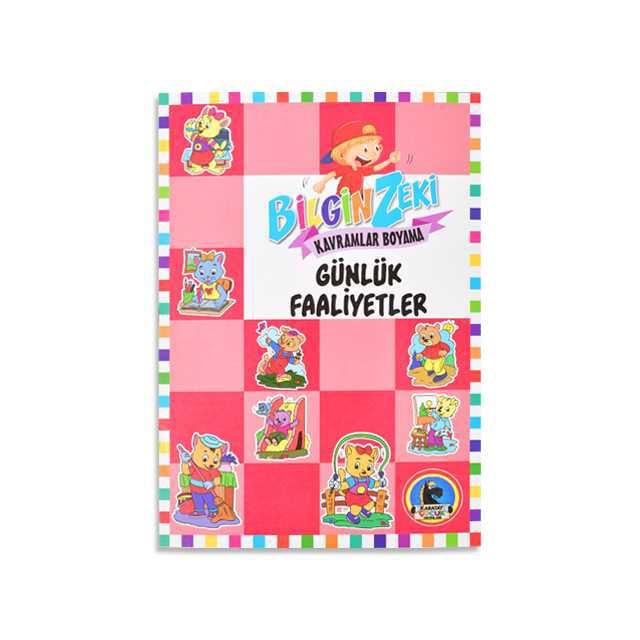 Bilgin Zeki Kavramlar Boyama Kitabı 1 Adet