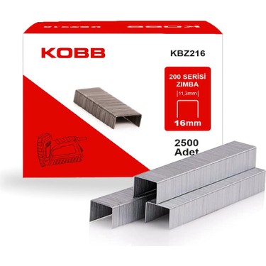 16 mm Zımba ile 2500 Adet Ağır Hizmet Tipi Zımba Seti