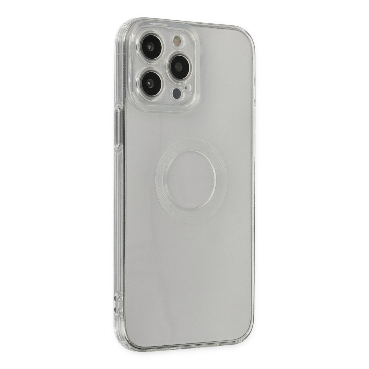 iPhone 14 Pro Max Kılıf Santa Lens Silikon - Şeffaf