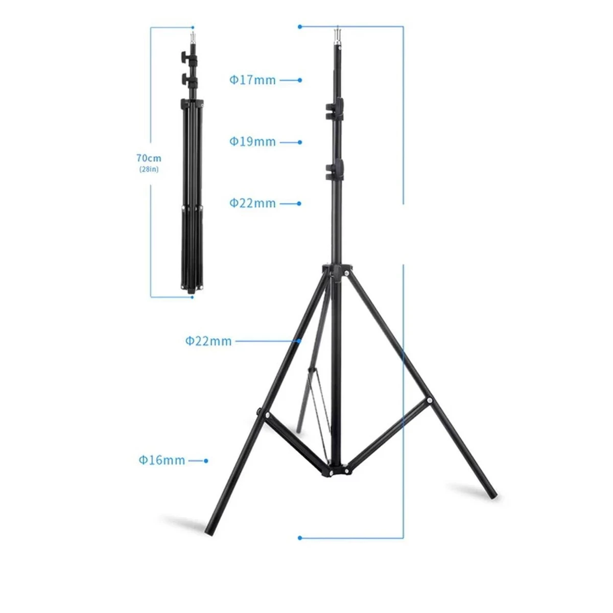 2.1 Tripod Stand Led Işık İçin