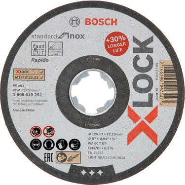 Kesme Diski 125 mm x 1,0 mm Paslanmaz Çelik ve Taş İçin