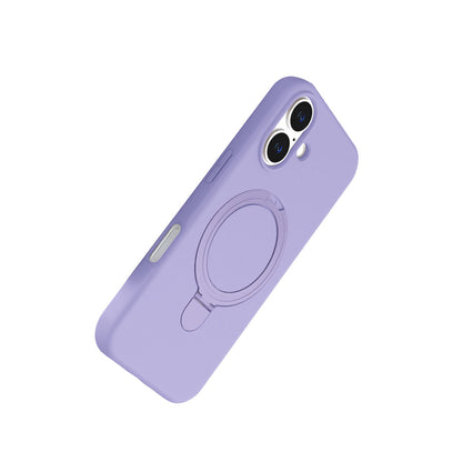 iPhone 16 Plus Regal Magsafe Standlı Kapak - Lila