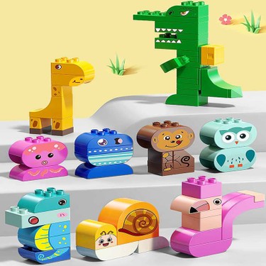 Learning Fun Marble Run Blok Yapı Seti 210 Parça Müzikli - Hayvanlar