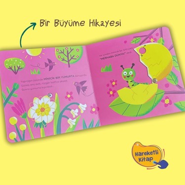 Kelebek Olmaya Hazırım! - Oyunlu Eğlenceli Kitap