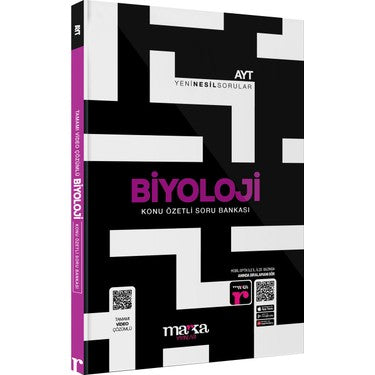 2025 AYT Biyoloji Konu Özetli Soru Bankası: Video Destek