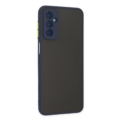 Galaxy M13 Kılıf Montreal Silikon Kapak - Lacivert