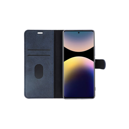 Redmi Note 14 Pro 4G Kılıf Trend S Plus Kapaklı Kılıf - Siyah