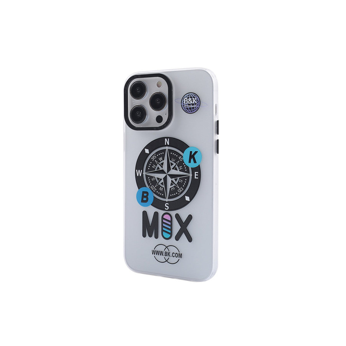 iPhone 13 Pro Kılıf Apollo Magneticsafe Desenli Kapak - Apollo Şeffaf - 3