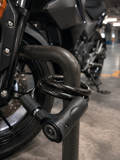 24 mm Kalın Çelik Halat ile Motosiklet ve Bisikletiniz İçin Güçlü Güvenlik