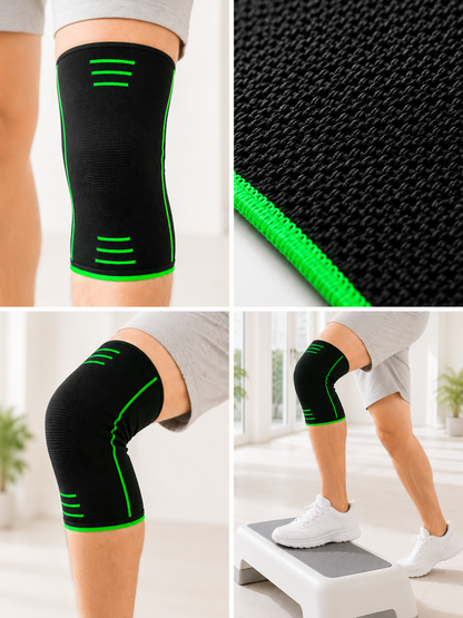 Nefes Alabilen Örme Dizlik Esnek Yapılı Spor ve Egzersiz Dizliği