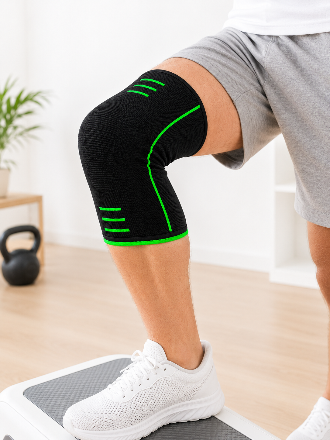 Nefes Alabilen Örme Dizlik Esnek Yapılı Spor ve Egzersiz Dizliği
