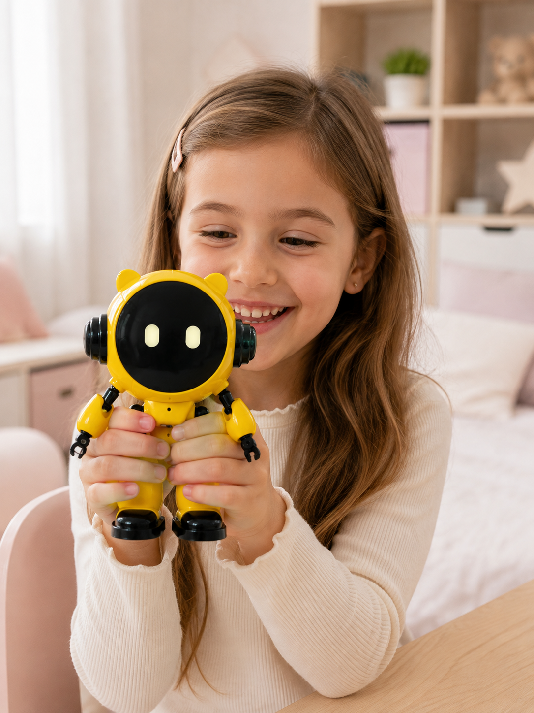Yapay Zeka Robotu Çocuklar İçin 40 Dil Destekli Konuşan Eğitici Akıllı Robot