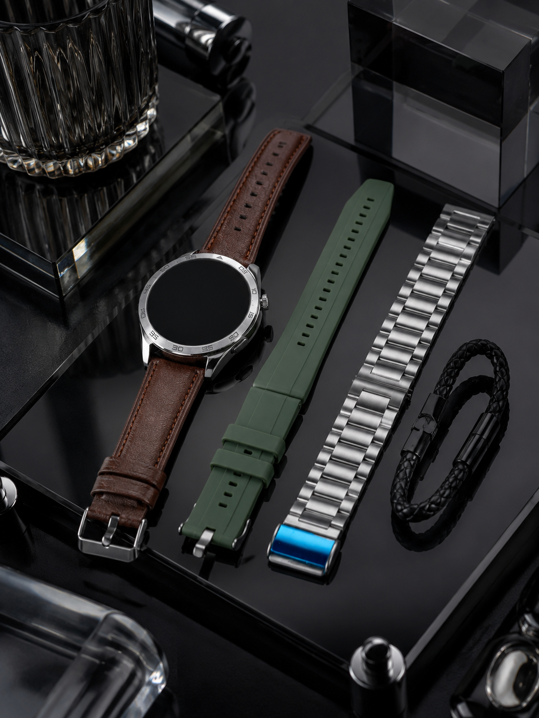 3 Kordonlu Bluetooth Görüşme Özellikli Akıllı Saat Seti