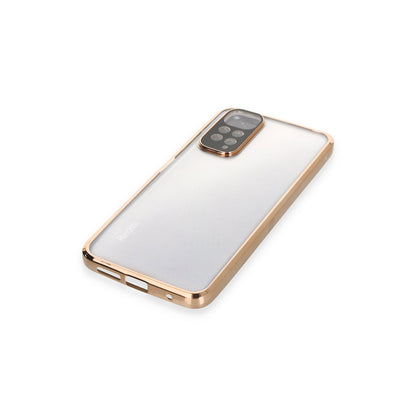 Redmi Note 11 Kılıf Razer Lensli Silikon - Gold