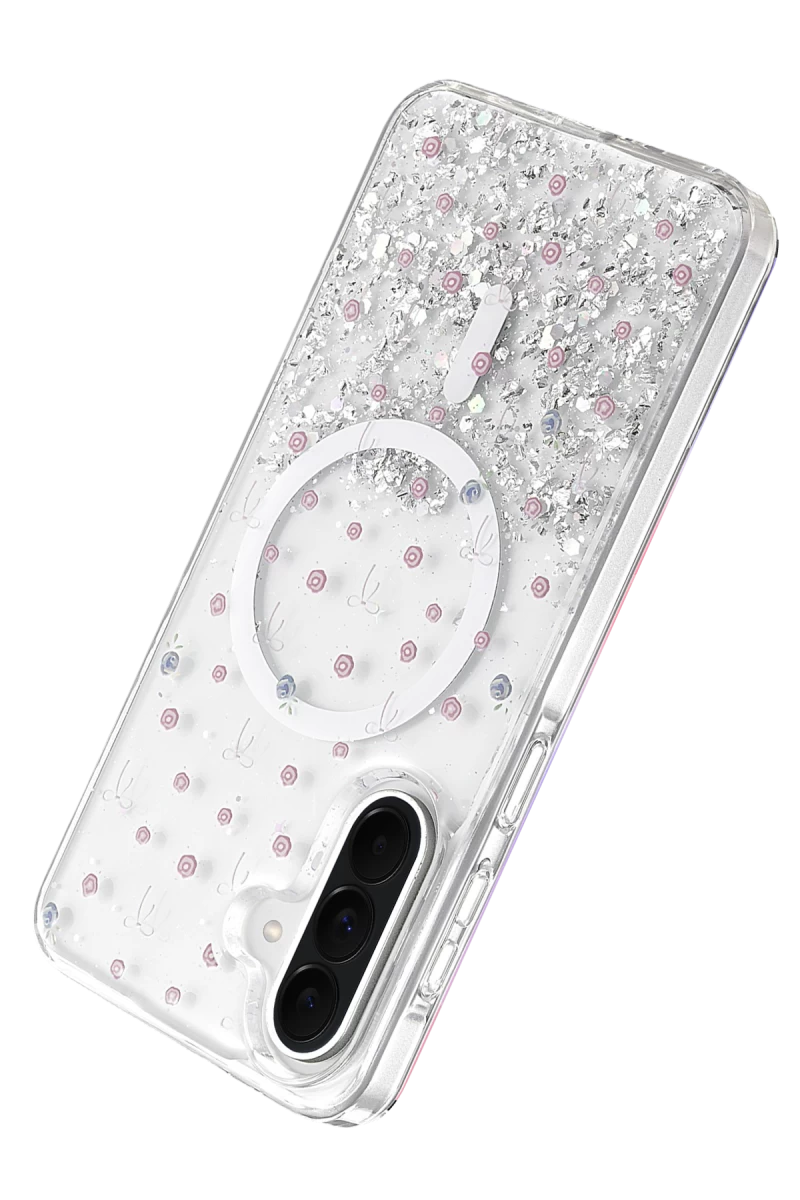 Onegif Galaxy A56 Misk Simli Magsafe Kapak - Desen 1