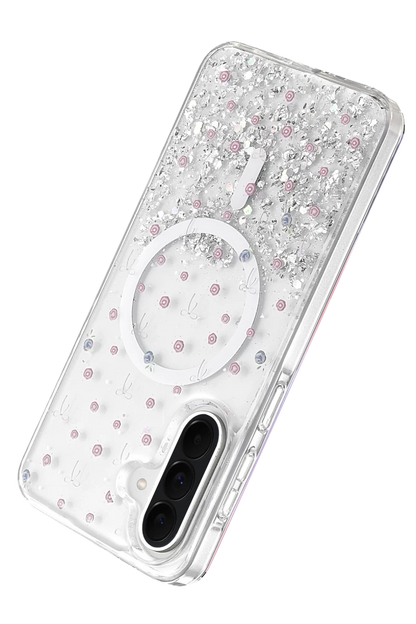 Onegif Galaxy A56 Misk Simli Magsafe Kapak - Desen 1