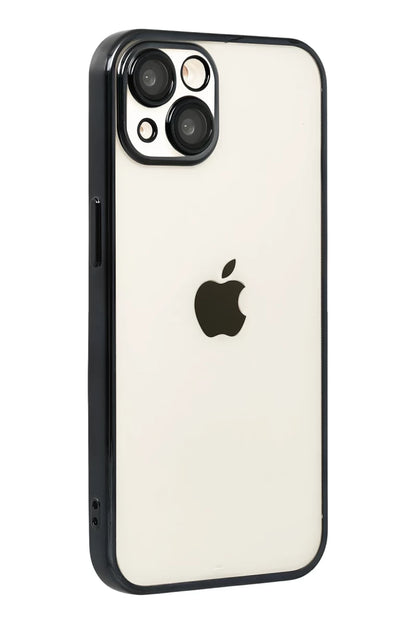 iPhone 15 Razer Lensli Silikon - Siyah