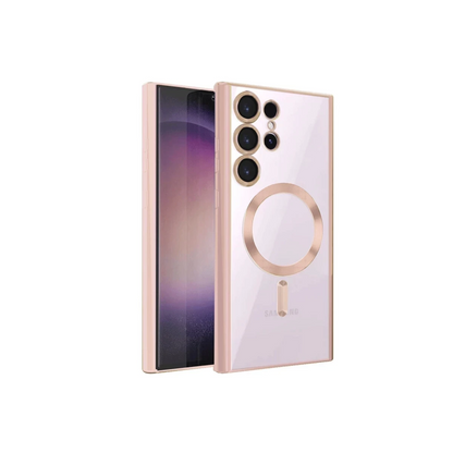 Galaxy S24 Ultra Kılıf Kross Magneticsafe Kapak - Rose
