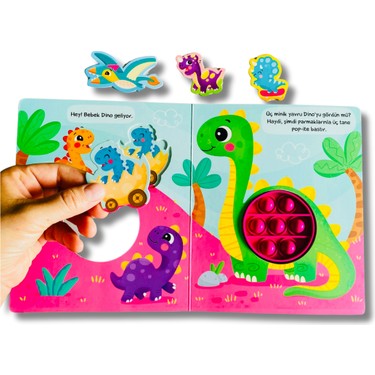Benim Pop-It Kitabım - Dinozor Temalı Eğlence