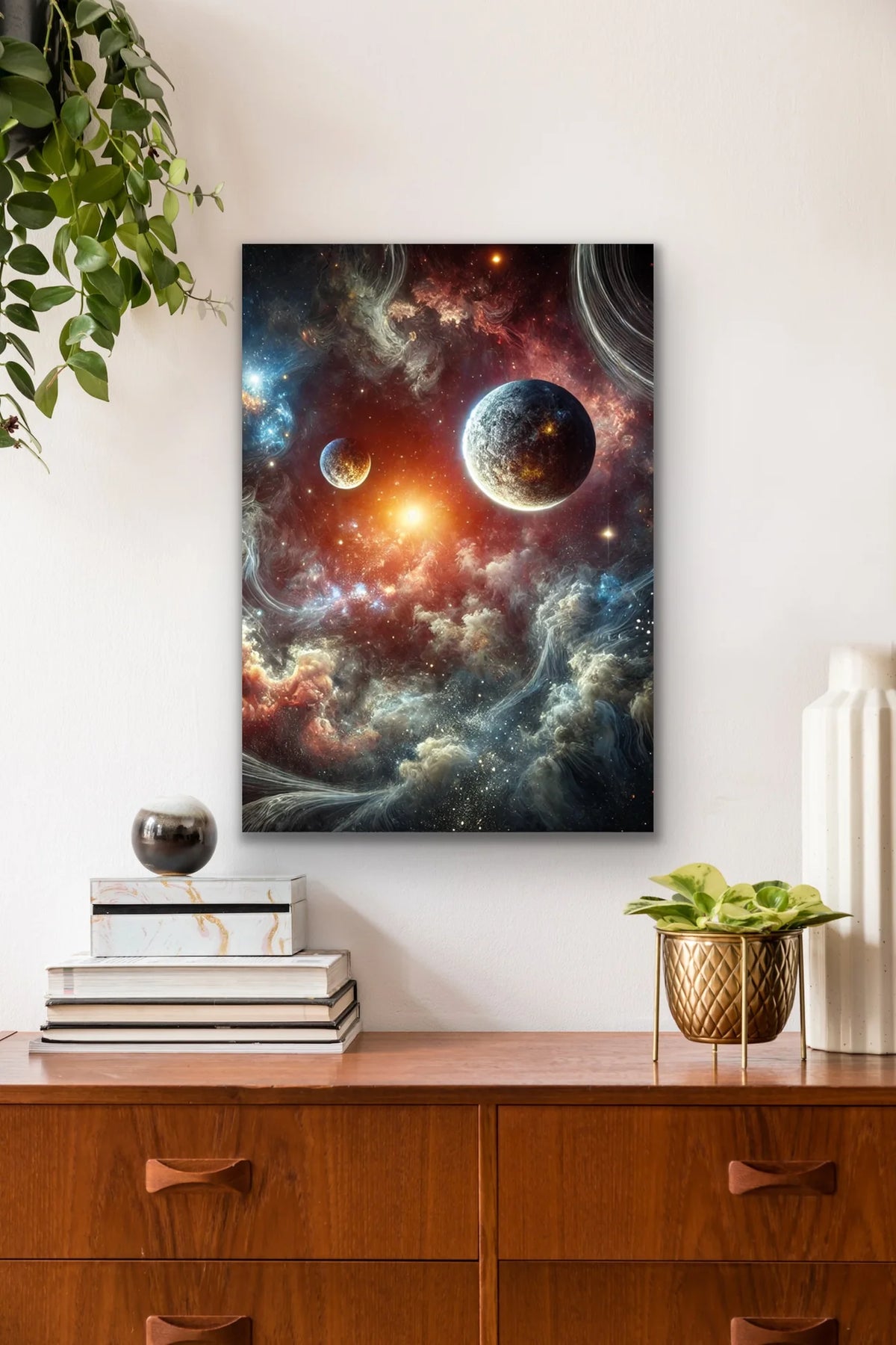 Gezegenler Kanvas Tablo 70x100cm