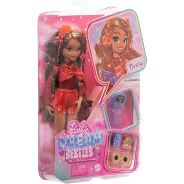 Barbie Dream Besties Teresa Model Bebek Kırmızı Kıyafet ve Aksesuar Seti 3+ Yaş Çocuklar