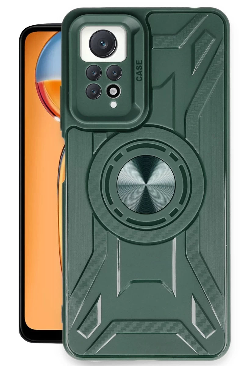 Redmi Note 12 Pro 4G Kılıf Lincoln Silikon - Koyu Yeşil