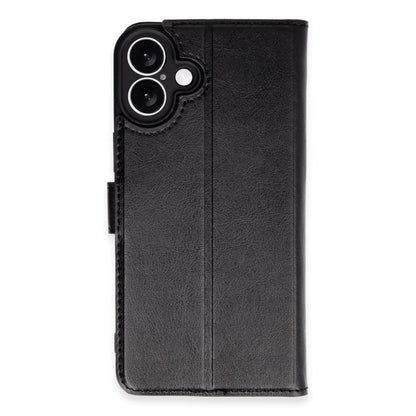 iPhone 16 Plus Kılıf Trend S Plus Kapaklı Kılıf - Siyah