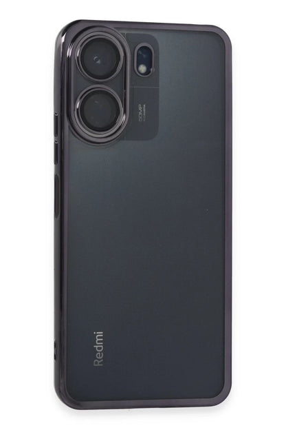 Redmi 13C Kılıf Razer Lensli Silikon - Mor