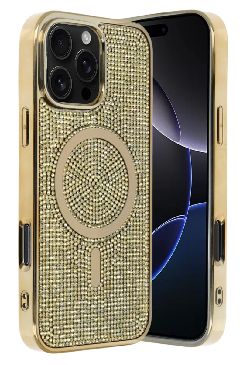 iPhone 16 Pro Max Helen Magsafe Kapak - Gold
