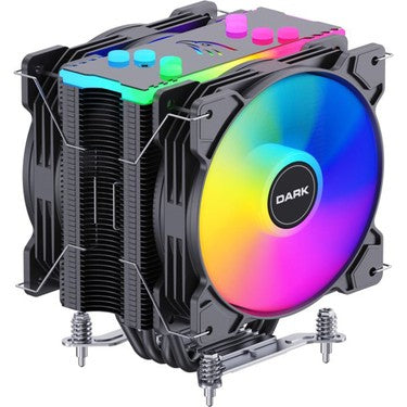 Dark Freezer X129 Intel & AMD Uyumlu, 2x ARGB LED Fanlı Kule Tipi İşlemci Soğutucu (DKCCX129