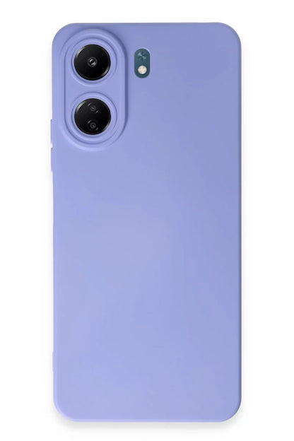 Redmi 13C Kılıf Nano içi Kadife Silikon - Lila
