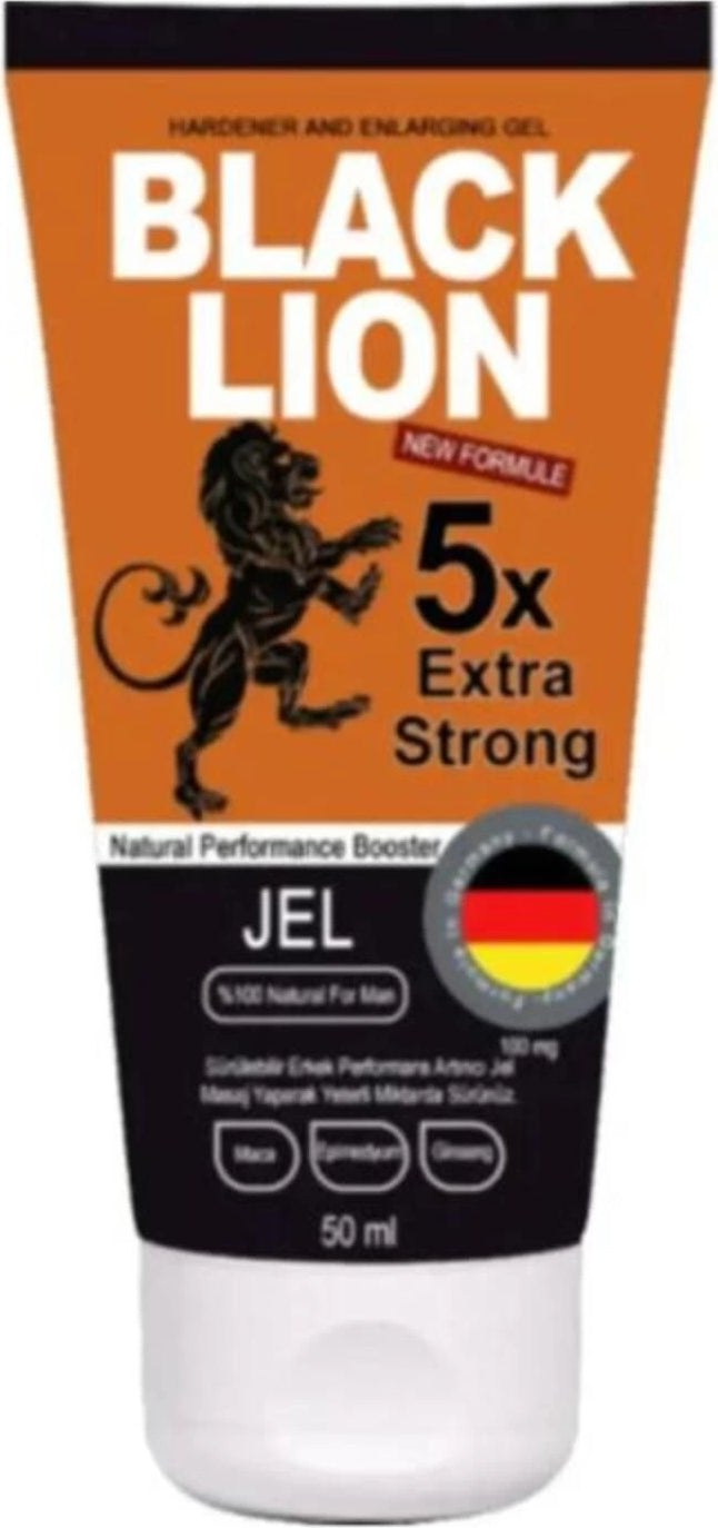 Black Lion Gel 5x Erkeklere Şekillendirici Ser.tleştirici Büy.ütücü Kremi 50ML
