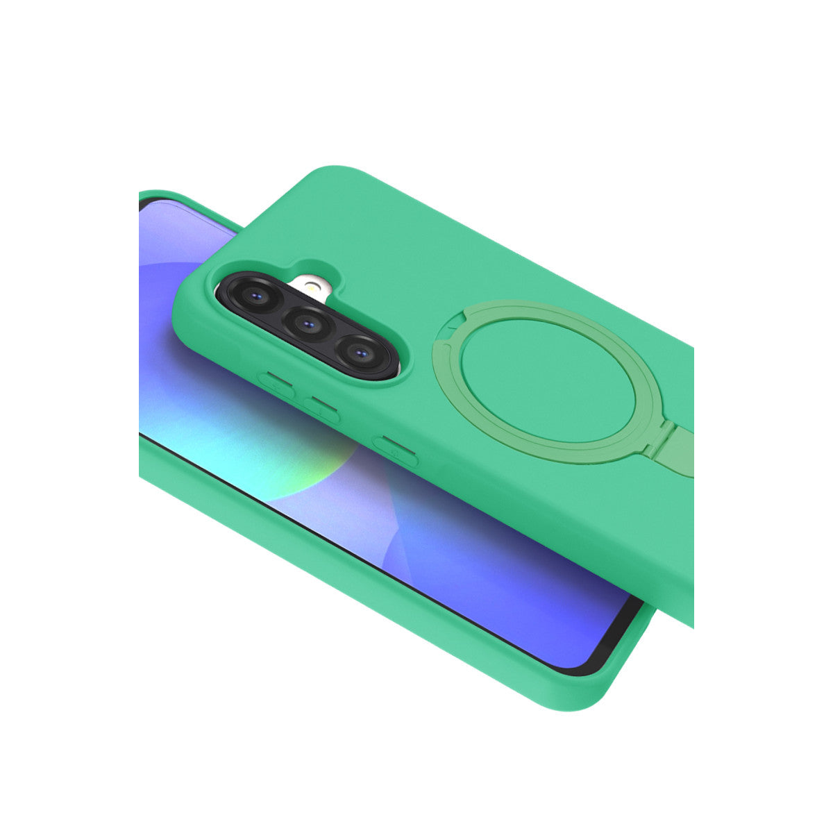 Galaxy A26 Regal Magsafe Standlı Kapak - Yeşil
