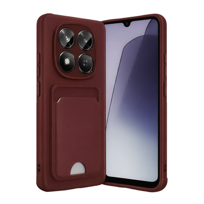 Redmi Note 15 Pro 5G Kelvin Kartvizitli Silikon - Bordo