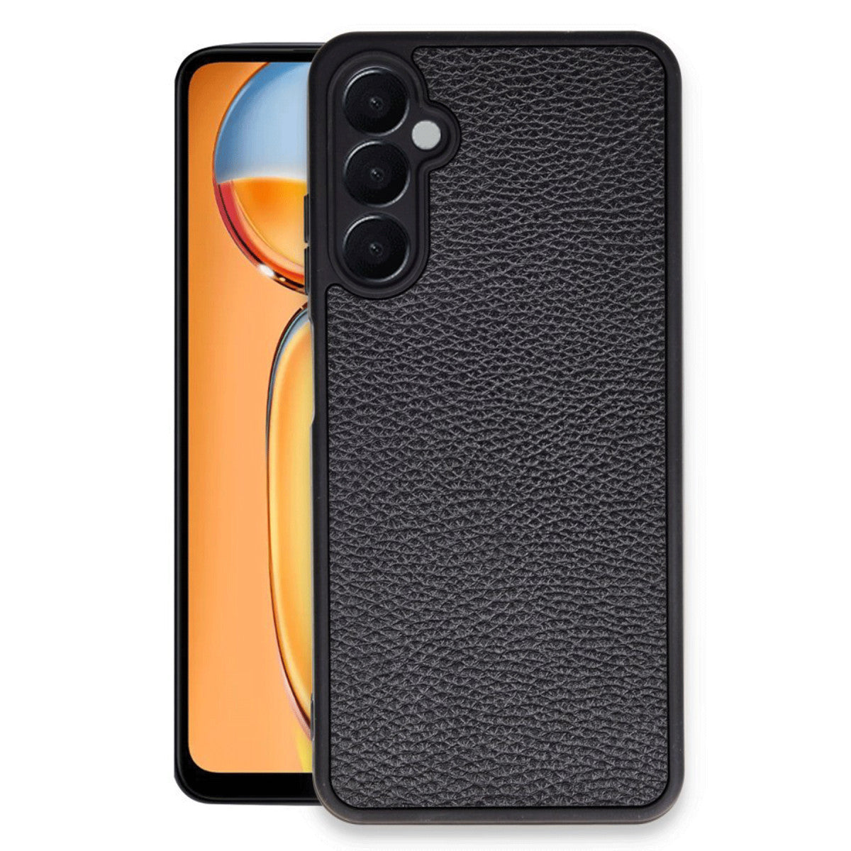 Galaxy A26 Kılıf Aras Deri Kapak - Siyah