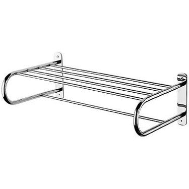 Parlak Paslanmaz Havluluk ile Banyo Düzeni