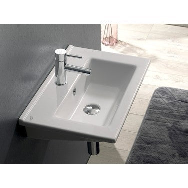 85 x 45 cm Turkuaz Etajerli Lavabo, Şık ve Kullanışlı