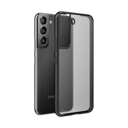Case 4U S22 Plus Uyumlu Kılıf Ultra Darbe Koruyucu Arkası Buzlu Silikon Volks Arka Kapak