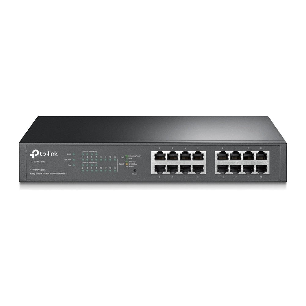16-Port Gigabit Switch, PoE Destekli ve Kolay Kullanım İçin Tasarlandı