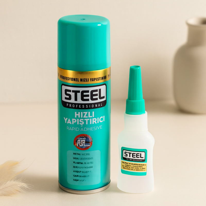 Hızlı Yapıştırıcı 100 ml + 20 g - MDF Ahşap Metal Plastik Deri